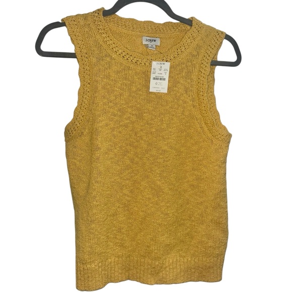 J. Crew Tops - J.Crew Yellow Knit Tank